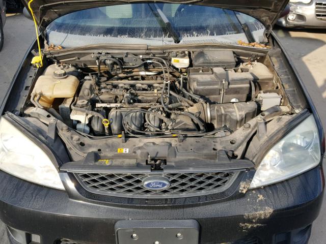 1FAFP34N27W346836 - 2007 FORD FOCUS ZX4 BLACK photo 7