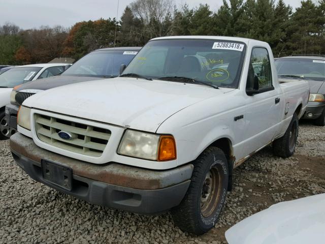 1FTYR10C61PA66716 - 2001 FORD RANGER WHITE photo 2