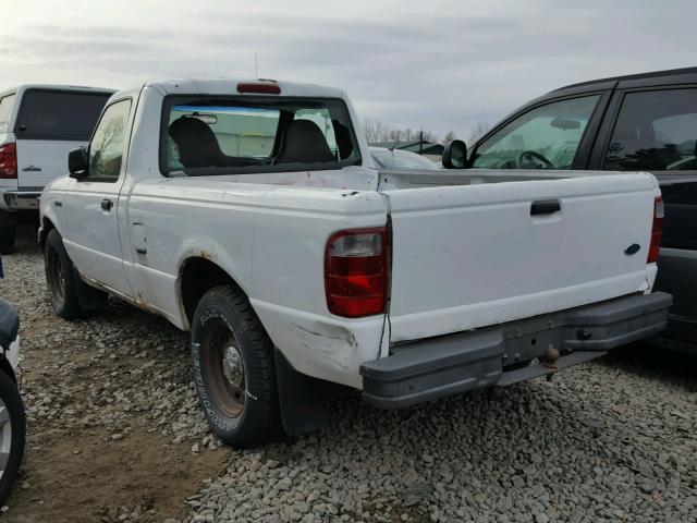 1FTYR10C61PA66716 - 2001 FORD RANGER WHITE photo 3