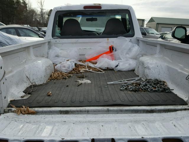 1FTYR10C61PA66716 - 2001 FORD RANGER WHITE photo 6