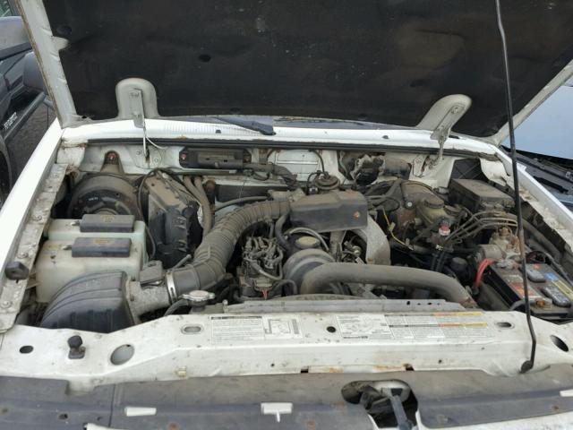 1FTYR10C61PA66716 - 2001 FORD RANGER WHITE photo 7