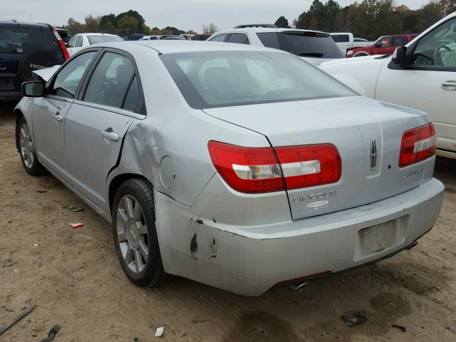 3LNHM26176R626961 - 2006 LINCOLN ZEPHYR SILVER photo 3