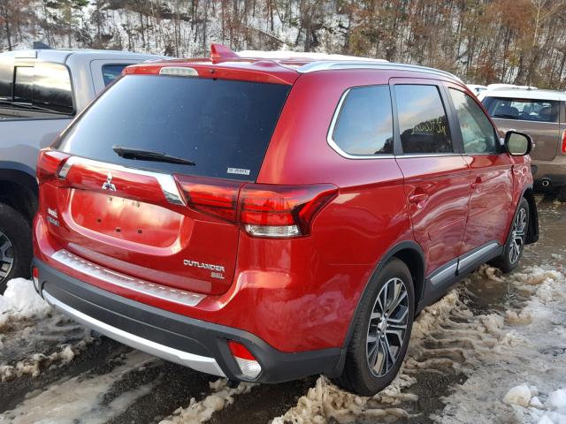 JA4AZ3A37JZ066671 - 2018 MITSUBISHI OUTLANDER RED photo 4