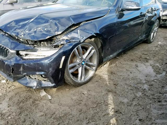 WBA4J7C53JBH14340 - 2018 BMW 440XI GRAN BLACK photo 9