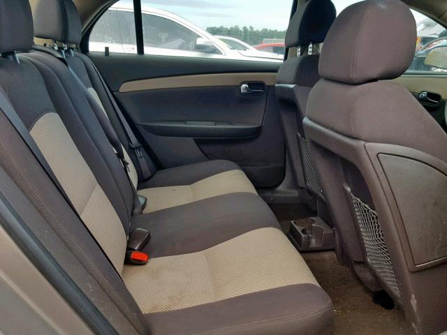 1G1ZG57B78F157257 - 2008 CHEVROLET MALIBU LS ყავისფერი ფოტო 6