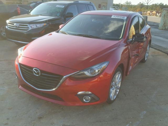 JM1BM1W38E1110218 - 2014 MAZDA 3 GRAND TO RED photo 2