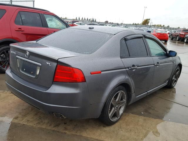 19UUA66295A073462 - 2005 ACURA TL GRAY photo 4