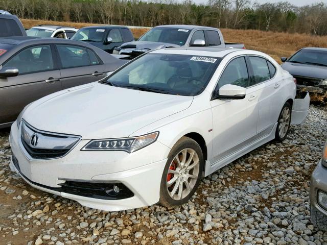 19UUB3F56FA002615 - 2015 ACURA TLX TECH WHITE photo 2