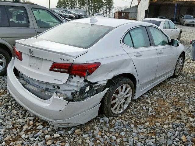 19UUB3F56FA002615 - 2015 ACURA TLX TECH WHITE photo 4