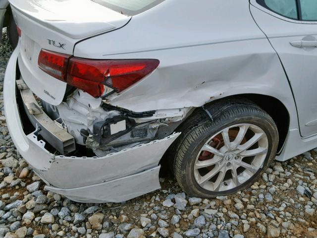 19UUB3F56FA002615 - 2015 ACURA TLX TECH WHITE photo 9