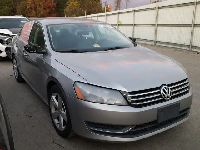 1VWBP7A33CC034245 - 2012 VOLKSWAGEN PASSAT SE SILVER photo 1