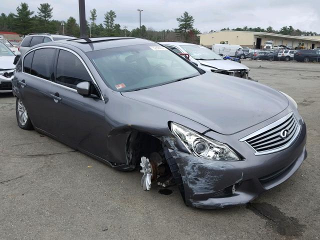 JN1CV6AR6BM402585 - 2011 INFINITI G37 SILVER photo 1