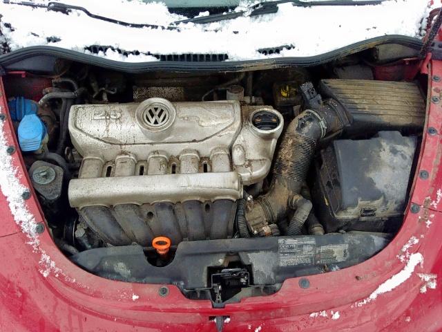3VWRW21C48M513137 - 2008 VOLKSWAGEN NEW BEETLE 红色 照片 7