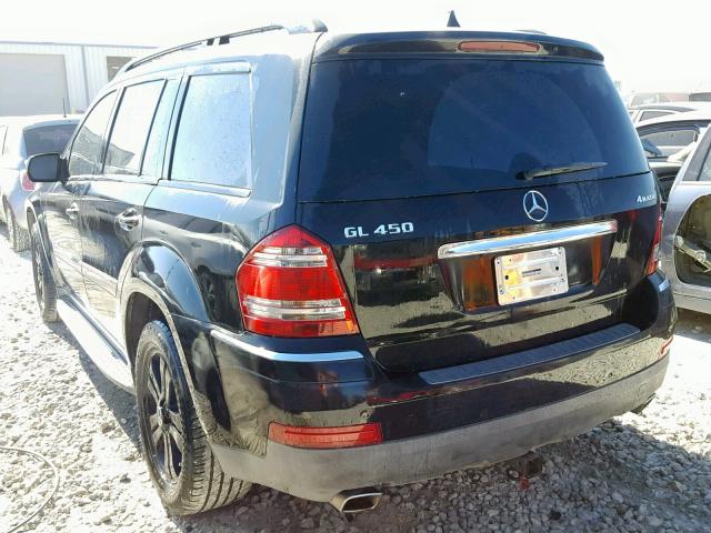 4JGBF71E89A455871 - 2009 MERCEDES-BENZ GL 450 4MA BLACK photo 3