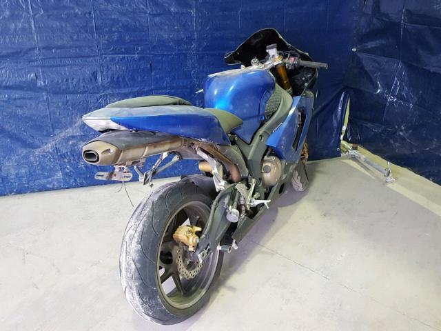 JKBZXJC165A002811 - 2005 KAWASAKI ZX636 C1 BLUE photo 4