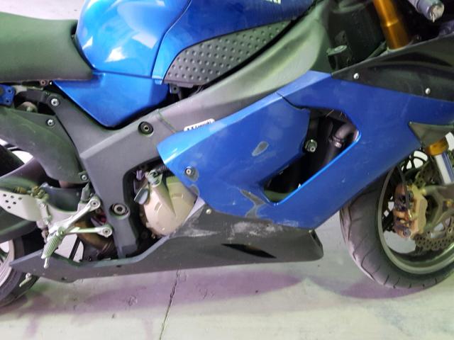 JKBZXJC165A002811 - 2005 KAWASAKI ZX636 C1 BLUE photo 7