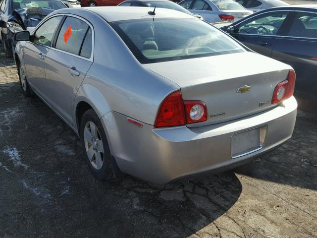 1G1ZF57538F244540 - 2008 CHEVROLET MALIBU HYB SILVER photo 3