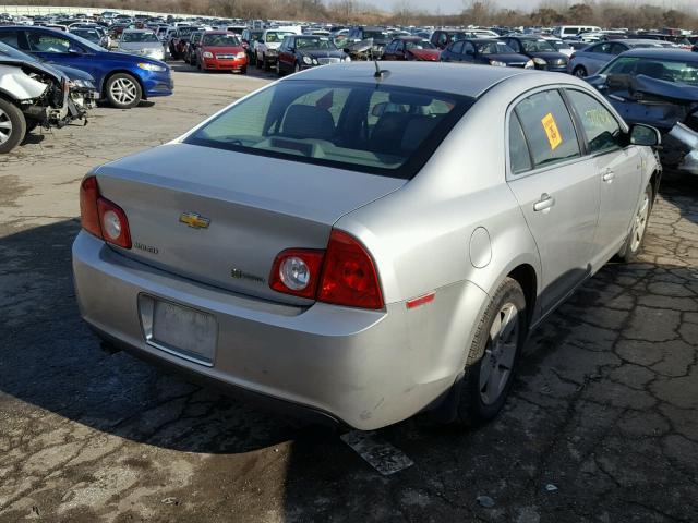 1G1ZF57538F244540 - 2008 CHEVROLET MALIBU HYB SILVER photo 4