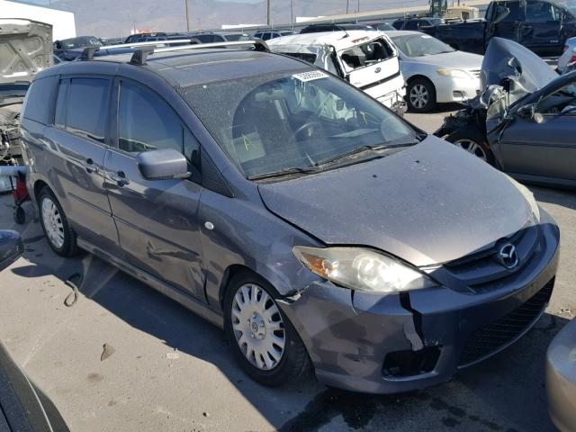 JM1CR29L170134862 - 2007 MAZDA 5 GRAY photo 1