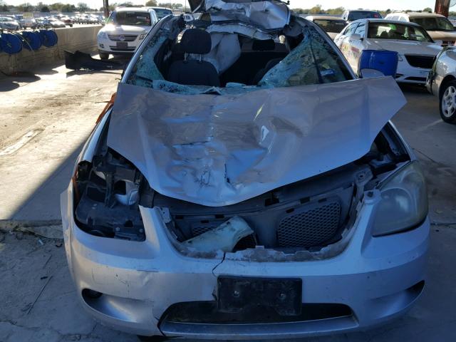 1G2AN15B477296121 - 2007 PONTIAC G5 GT SILVER photo 9