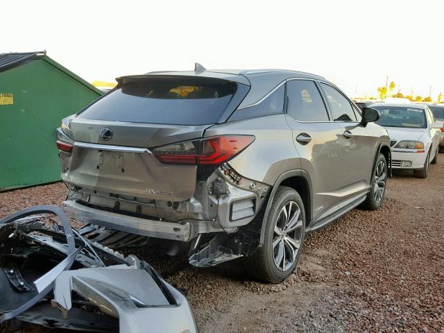 2T2BGMCA4HC014206 - 2017 LEXUS RX 450H GRAY photo 4