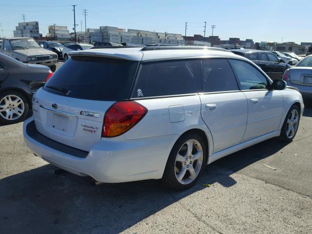 4S3BP676856381229 - 2005 SUBARU LEGACY GT WHITE photo 4