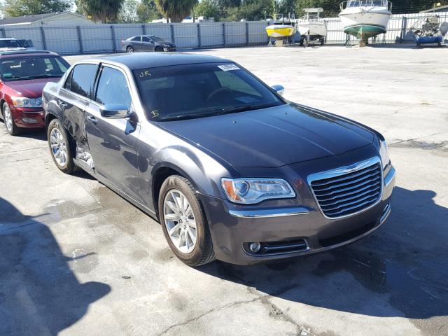 2C3CCAETXEH125107 - 2014 CHRYSLER 300C GRAY photo 1