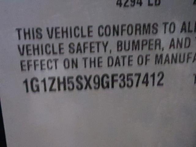 1G1ZH5SX9GF357412 - 2016 CHEVROLET MALIBU PRE BLACK photo 10