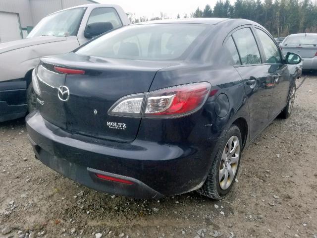 JM1BL1UG1B1380587 - 2011 MAZDA 3 I BLACK photo 4