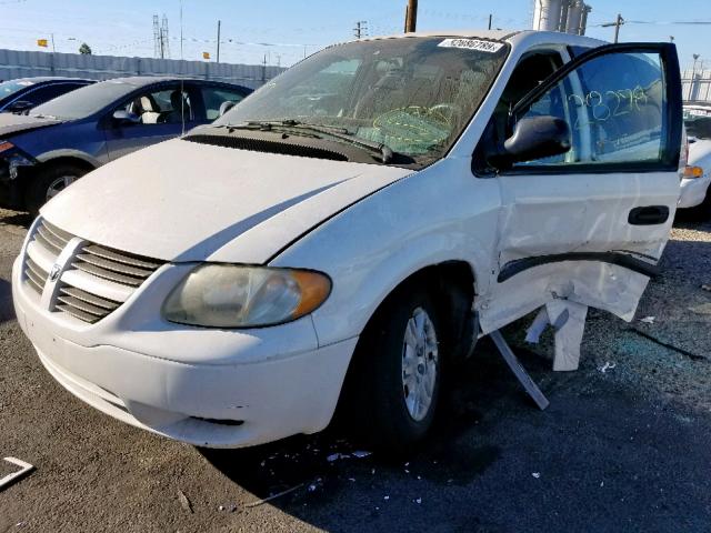 1D4GP24R76B618317 - 2006 DODGE GRAND CARA WHITE photo 2