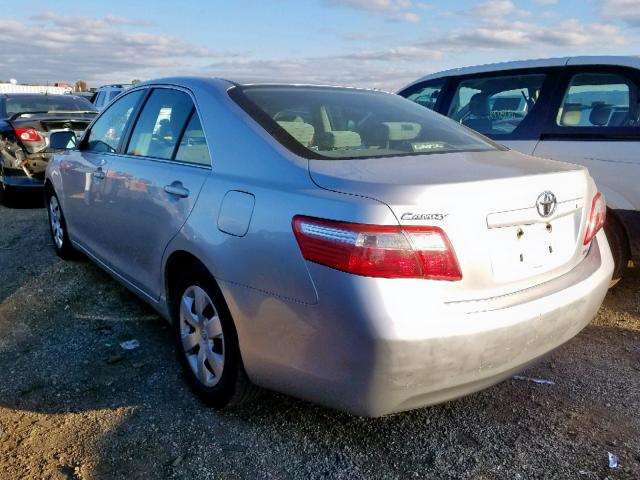 4T4BE46K58R027274 - 2008 TOYOTA CAMRY CE SILVER photo 3