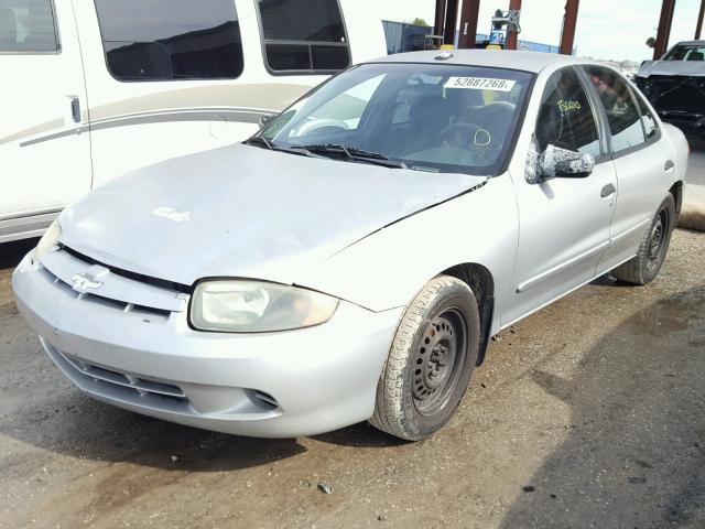 1G1JF52F637346902 - 2003 CHEVROLET CAVALIER L SILVER photo 2