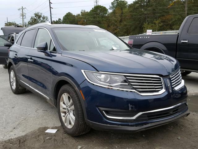 2LMPJ6LR4HBL35667 - 2017 LINCOLN MKX RESERV BLUE photo 1