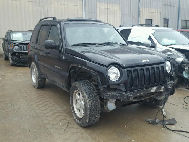 1J8GL58K22W193348 - 2002 JEEP LIBERTY BLACK photo 1