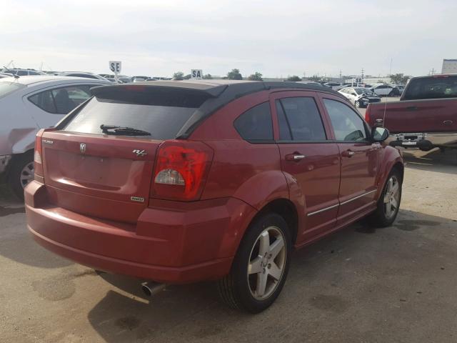 1B3HE78K87D302076 - 2007 DODGE CALIBER R/ RED photo 4