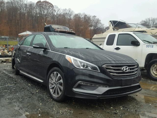 5NPE34AF2FH086396 - 2015 HYUNDAI SONATA SPO BLACK photo 1