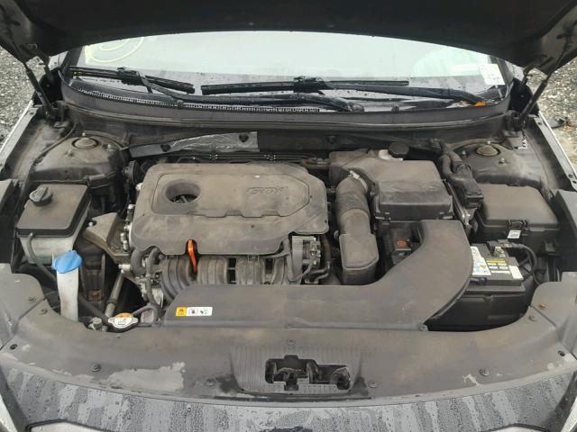 5NPE34AF2FH086396 - 2015 HYUNDAI SONATA SPO BLACK photo 7