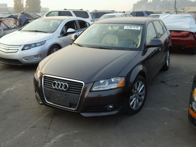 WAUHE78P09A102000 - 2009 AUDI A3 2.0T GRAY photo 2