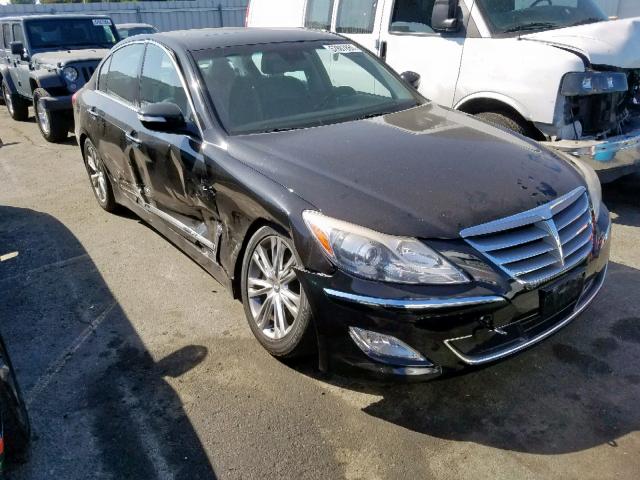 KMHGC4DF0CU185767 - 2012 HYUNDAI GENESIS 4. BLACK photo 1