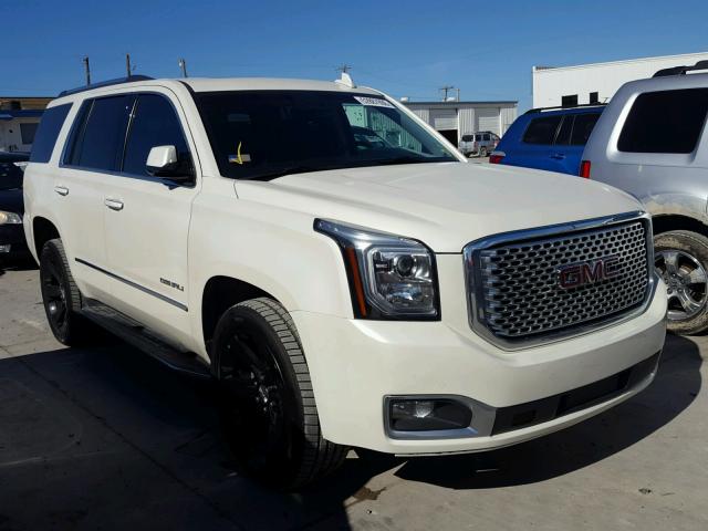 1GKS1CKJ5FR661383 - 2015 GMC YUKON DENA WHITE photo 1