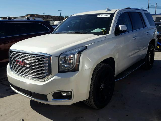 1GKS1CKJ5FR661383 - 2015 GMC YUKON DENA WHITE photo 2