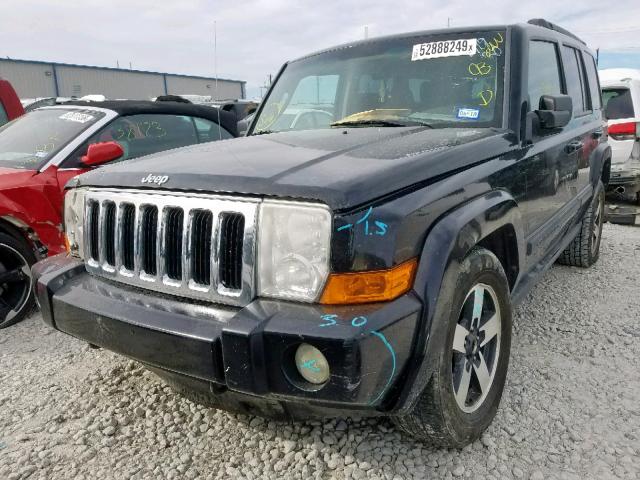 1J8HG48K08C180269 - 2008 JEEP COMMANDER შავი ფოტო 2