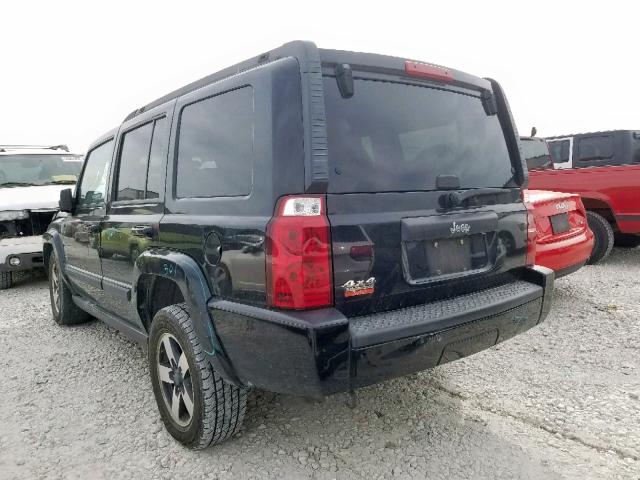 1J8HG48K08C180269 - 2008 JEEP COMMANDER შავი ფოტო 3