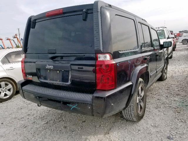1J8HG48K08C180269 - 2008 JEEP COMMANDER შავი ფოტო 4