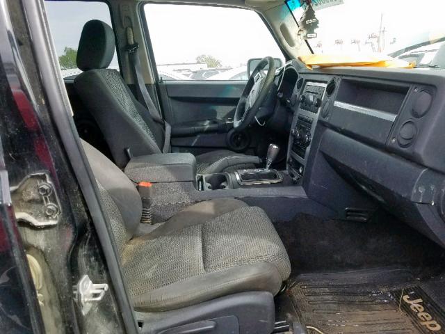 1J8HG48K08C180269 - 2008 JEEP COMMANDER შავი ფოტო 5
