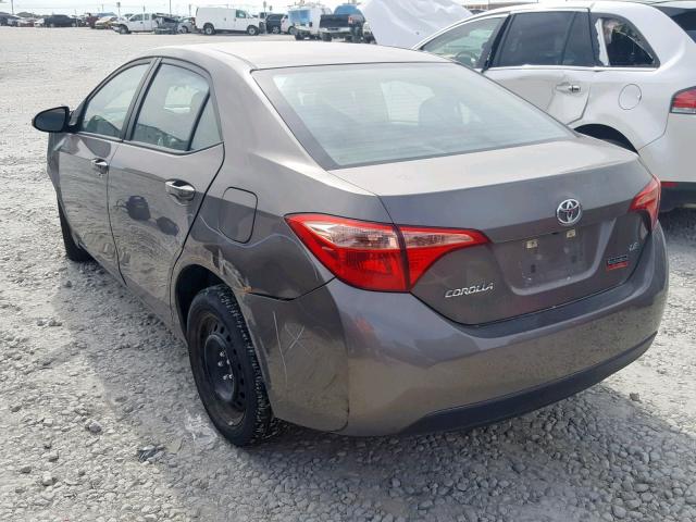 5YFBURHE8HP708967 - 2017 TOYOTA COROLLA L TAN photo 3