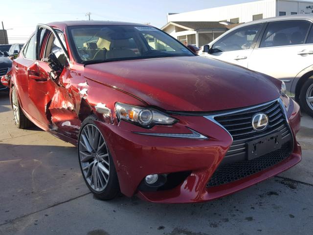 JTHBF1D2XE5027689 - 2014 LEXUS IS 250 RED photo 1