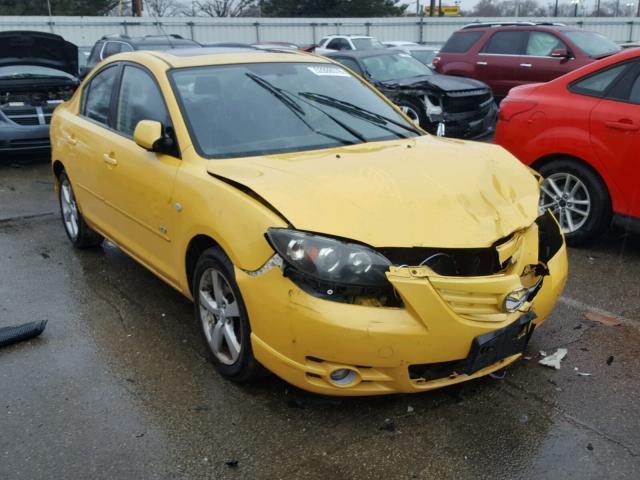 JM1BK123341165346 - 2004 MAZDA 3 S YELLOW photo 1