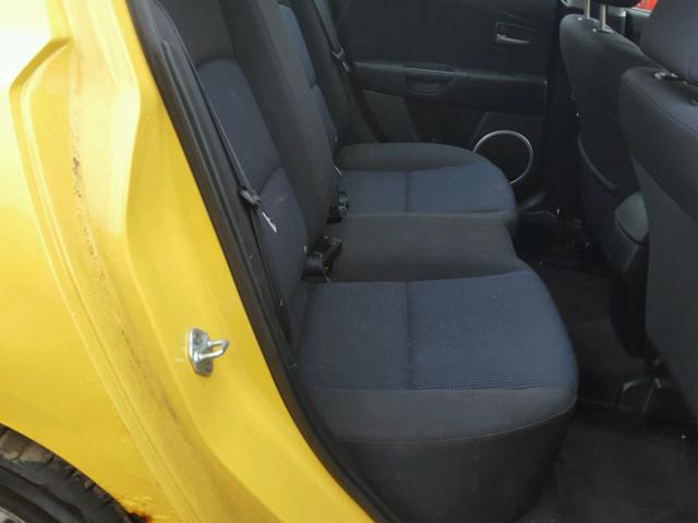 JM1BK123341165346 - 2004 MAZDA 3 S YELLOW photo 6