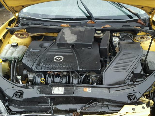 JM1BK123341165346 - 2004 MAZDA 3 S YELLOW photo 7